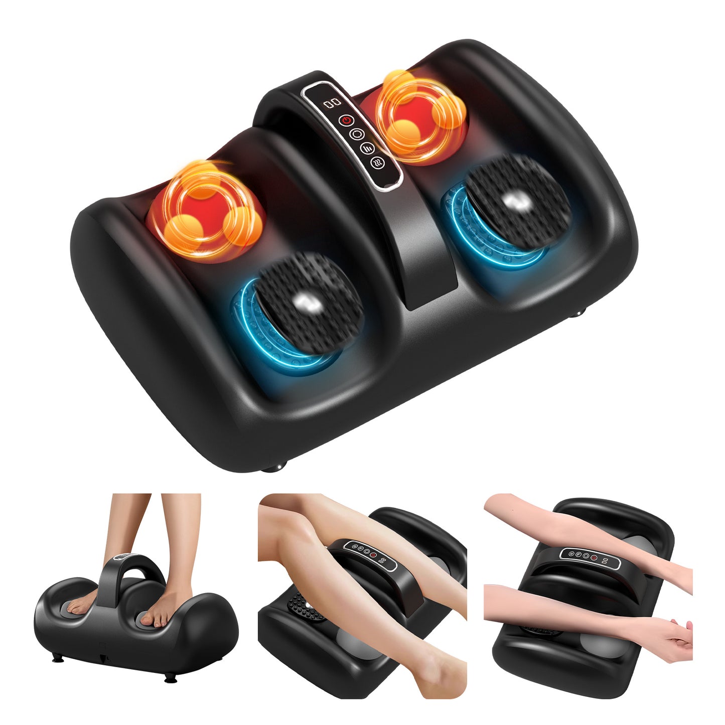 Leg Beauty Machine - Electric Foot Massager, Featuring Light Therapy Function, Adjustable Speed And Direction Control, Designed To Help Relax The Body And Relieve Pain - DropOnline.co