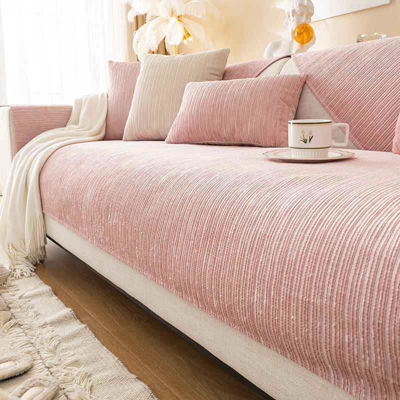 Chenille Sofa Cushion Four Seasons Universal Modern Simple Non-slip - DropOnline.co