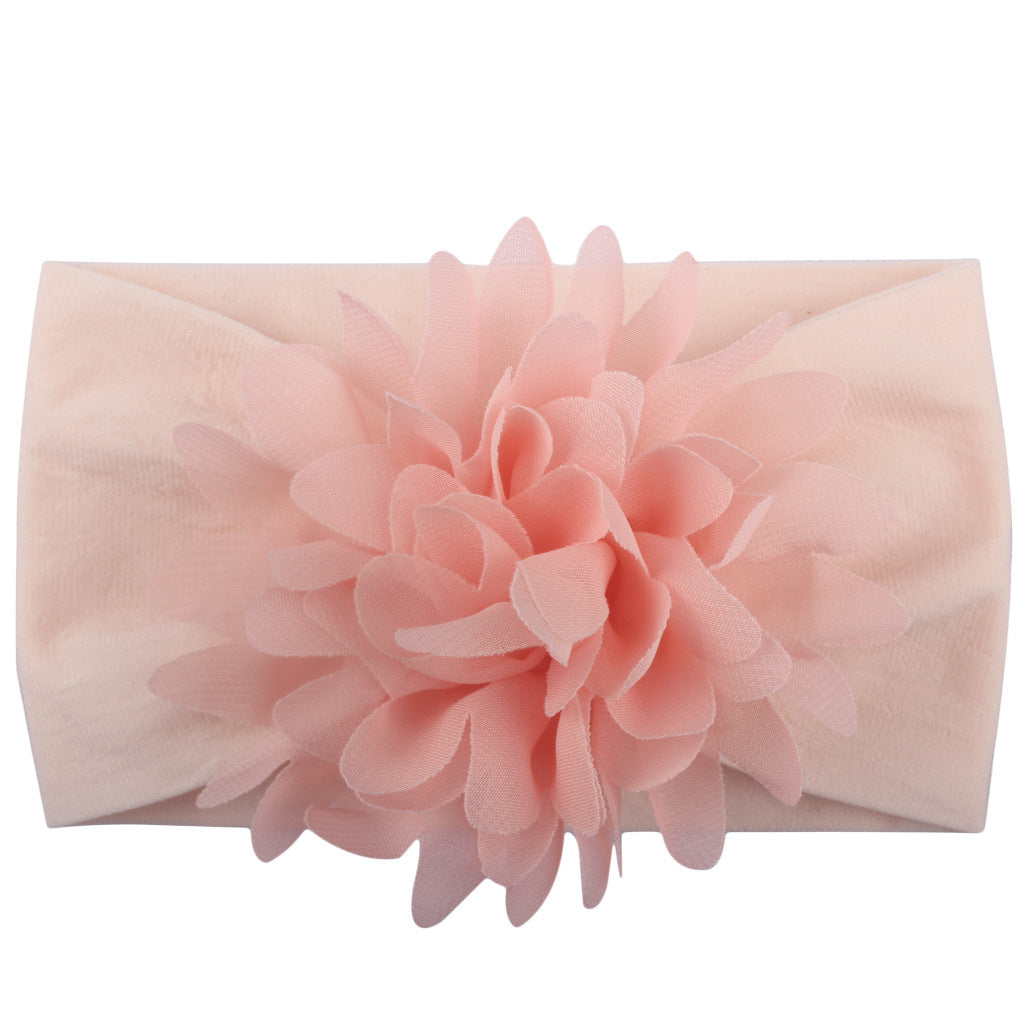 Chiffon Flower Baby Headband - Cute Princess Hair Accessories for Infant Girls - DropOnline.co