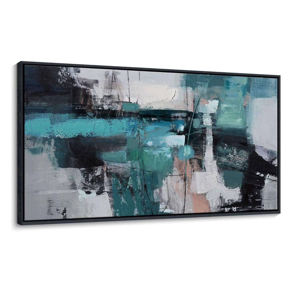 Bright Wall Art Picture Handmade Oil Painting Abstract Texture Canvas Poster Large Mural Decor Living Room Bedroom Porch Hotel - DropOnline.co