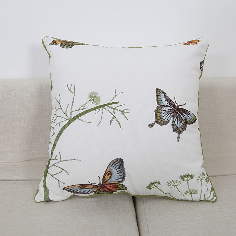 Embroidered Throw Pillow Cushion Office Sofa Pillow Cushion - DropOnline.co