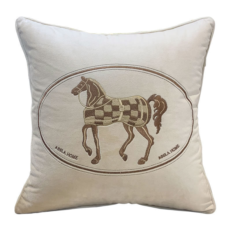 Fashion Simple Hot Stamping Embroidery Cushion Pillowcase - DropOnline.co