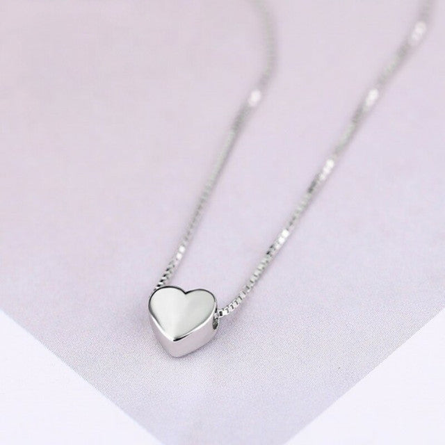Fashion Simple Heart-shaped Clavicle Chain - DropOnline.co