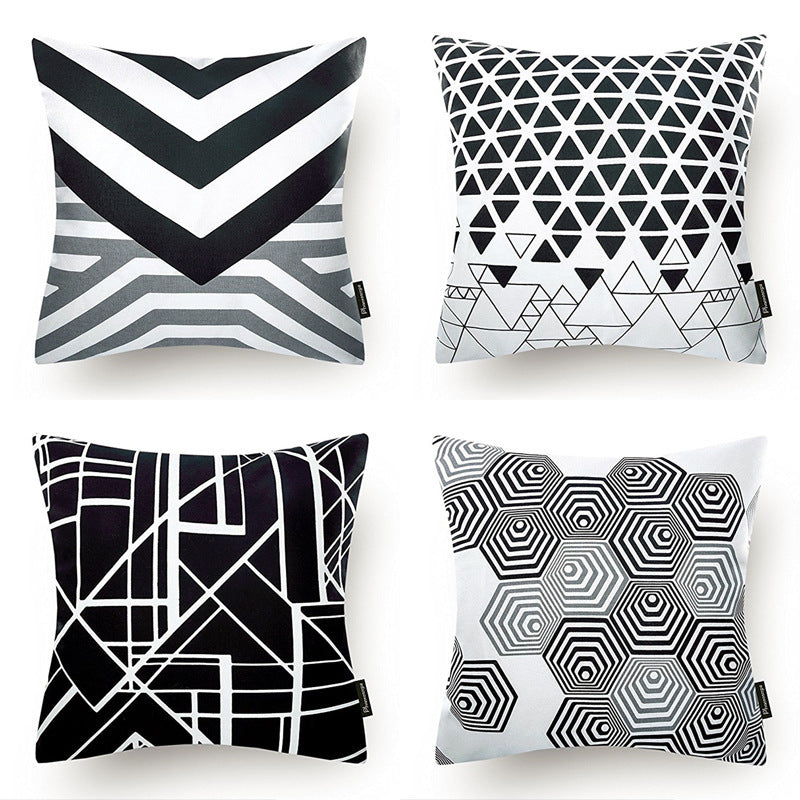 Household Geometric Super Soft Pillowcase Cushion Cover - DropOnline.co