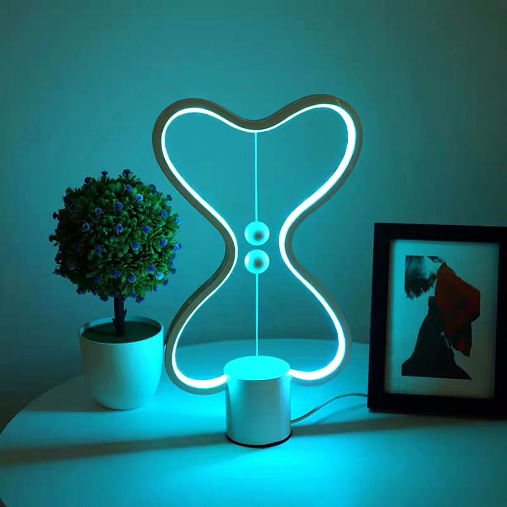 7 Color Changeable Heng Balance Lamp USB Powered Home Decor Bedroom Office Kids Desk lamp Children Gift Christmas Night lamp - DropOnline.co
