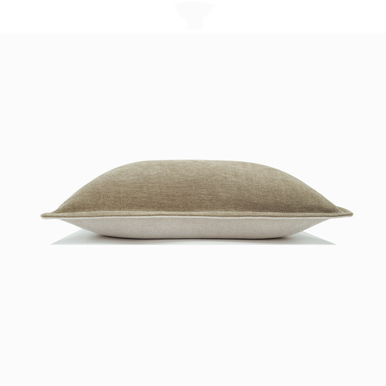 Contrasting Color Imitation Cashmere Cushion New Chinese Style Pillow - DropOnline.co