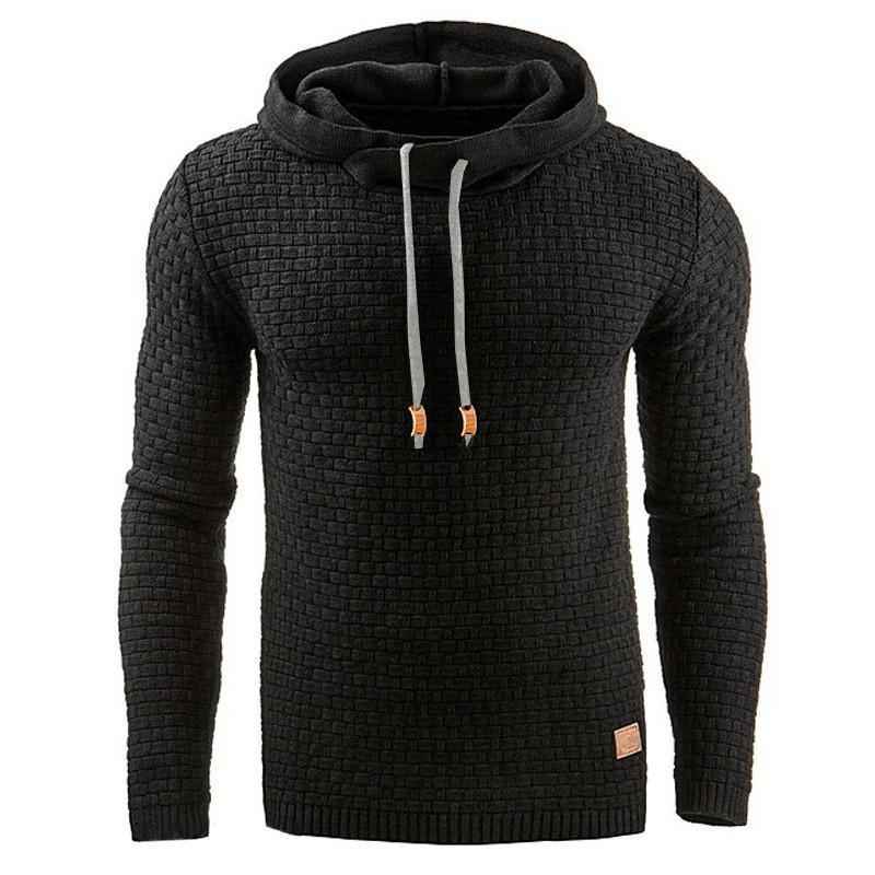 Men's Classic Hooded Sweater - Comfortable Pullover Hoodie