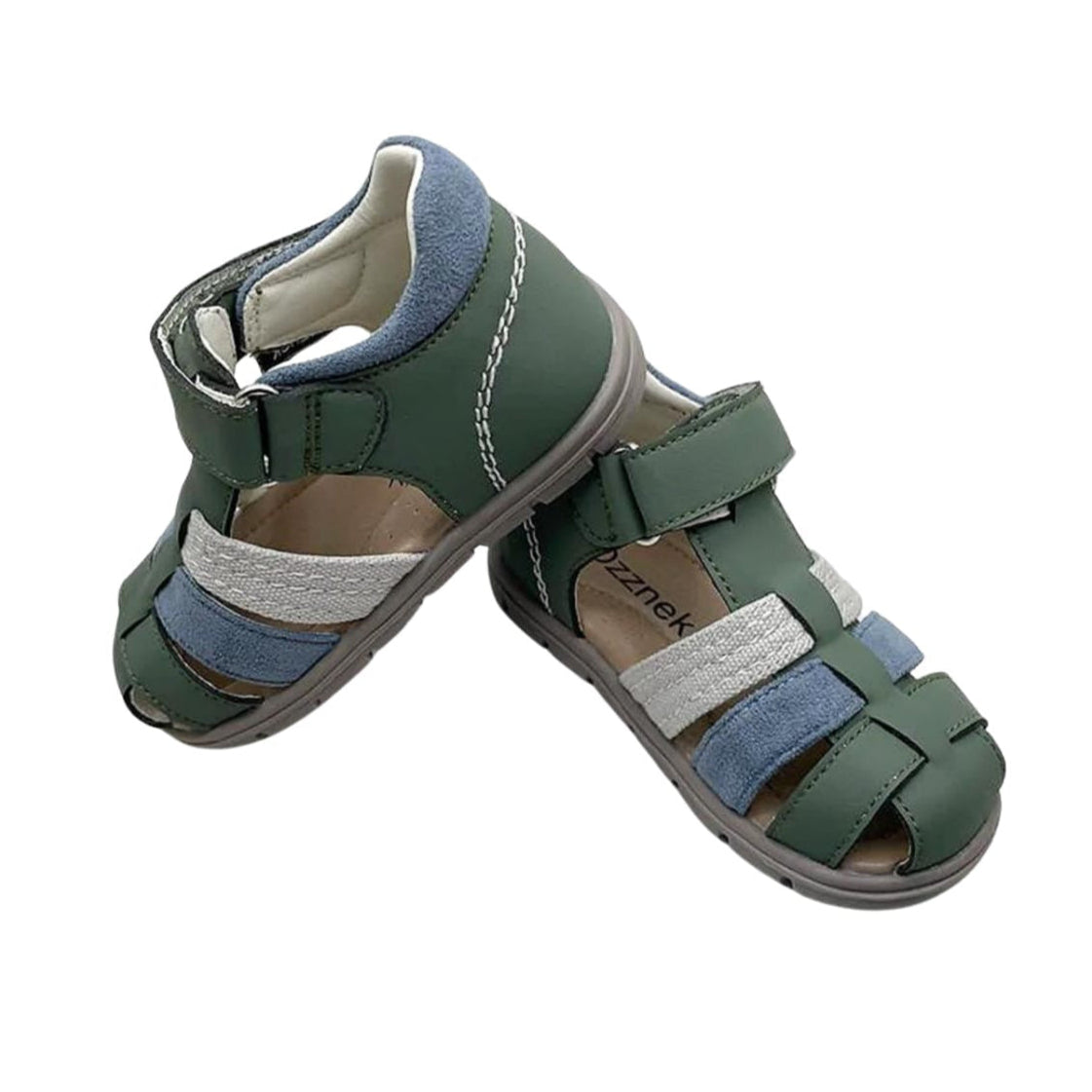 Sandales pour tout-petits pieds nus Clover Green – Confortables et élégantes