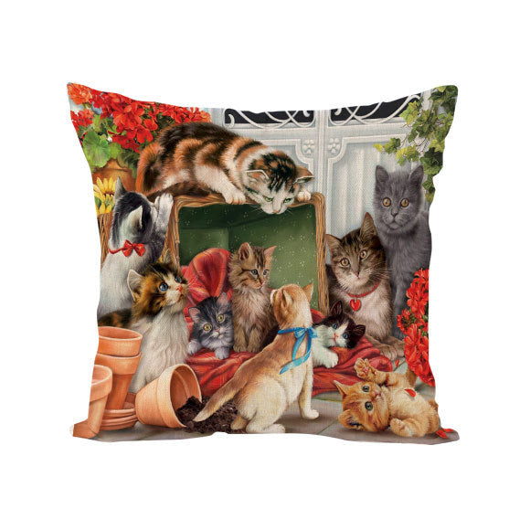 Linen sofa cushion - DropOnline.co