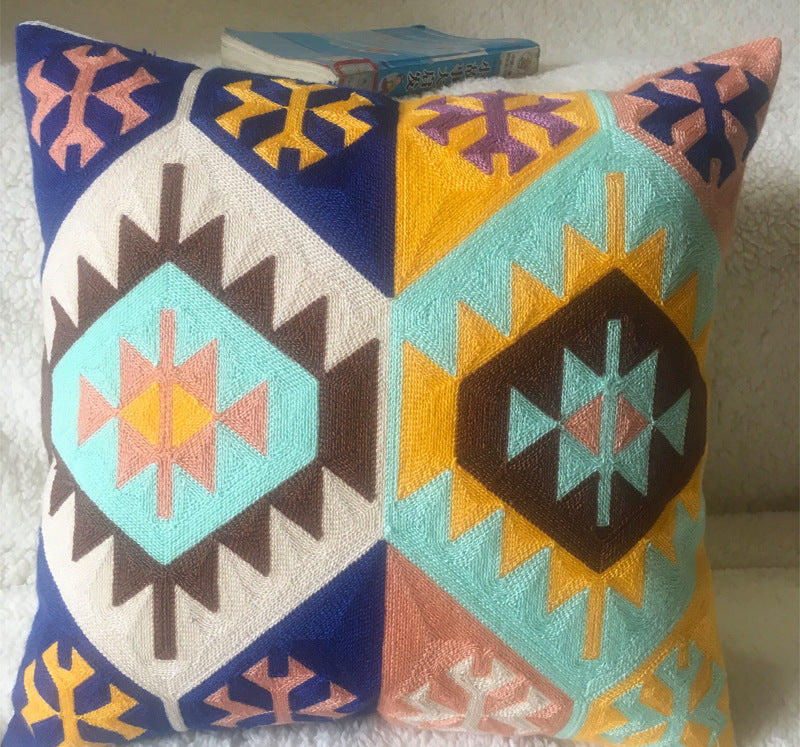 Three Dimensional Embroidery Cushion Cover - DropOnline.co