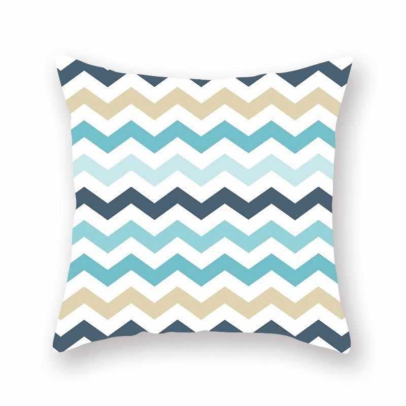 Bright Color Geometric Pillow Cushion Cover - Bold Modern Pattern for Contemporary Home - DropOnline.co