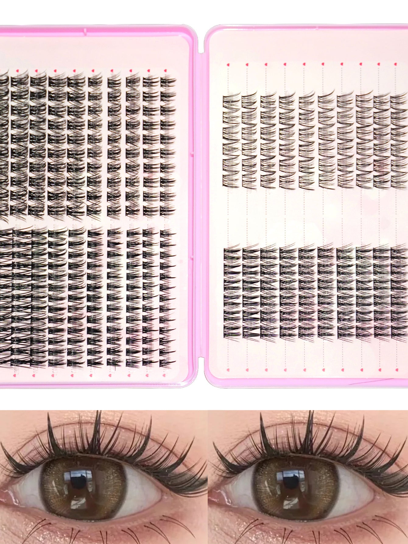 A Multi-style Hybrid False Eyelash Extension Set, The False Eyelashes Are Easy To Wear And Apply, Creating The Perfect Eye Makeup False Eyelashes - DropOnline.co