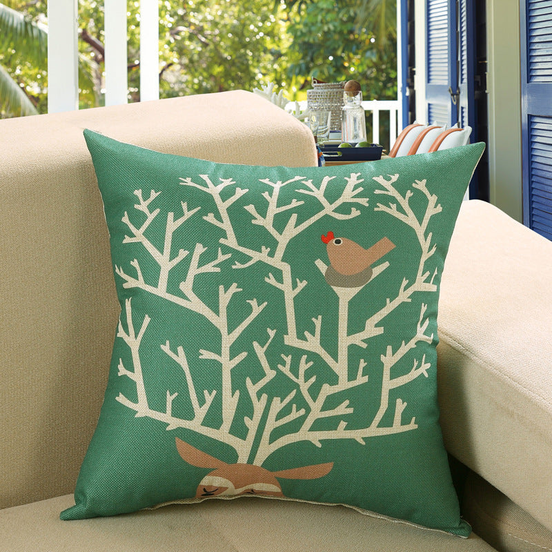 Printed sofa cushion cover - DropOnline.co