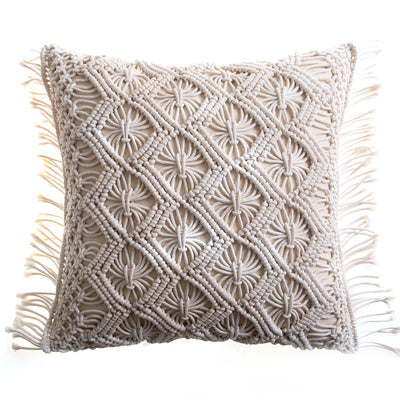 Hand-woven Cotton Thread Cushion Cover - DropOnline.co