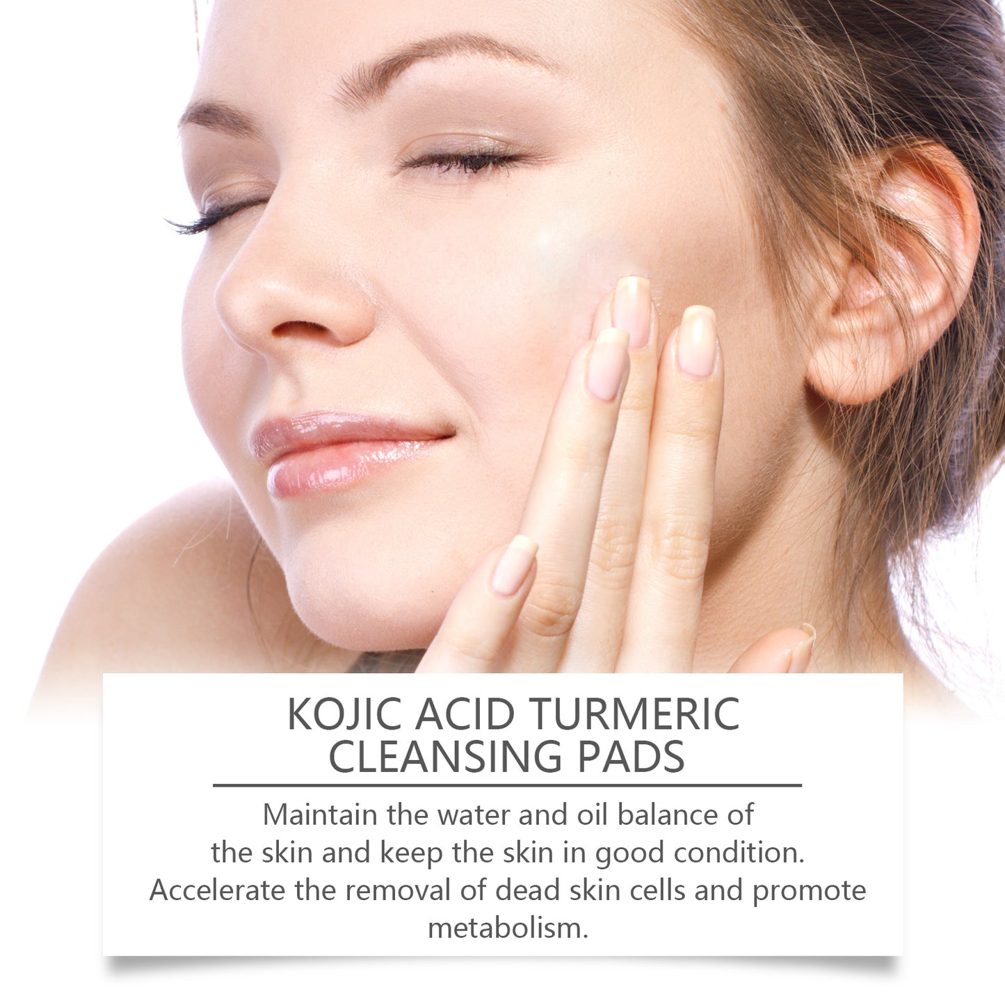 Turmeric Acid Cleansing Pad Gentle Cleansing Skin Care To Reduce Acne Face Brightening Delicate Pores - DropOnline.co
