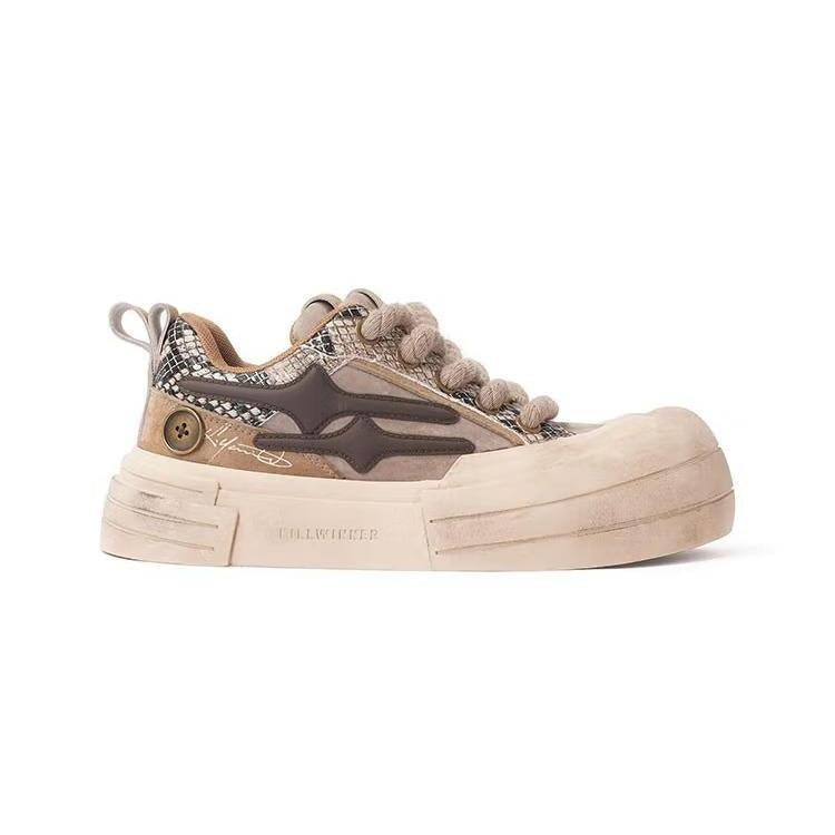 KILLWINNER--Smile Life Sneaker - Brown - Unisex - DropOnline.co