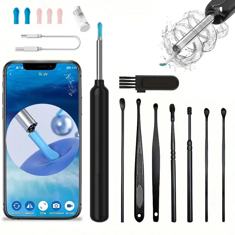 Comes With 6 Ear Scoops For Earwax Removal, Ear Cleaner With Camera - DropOnline.co