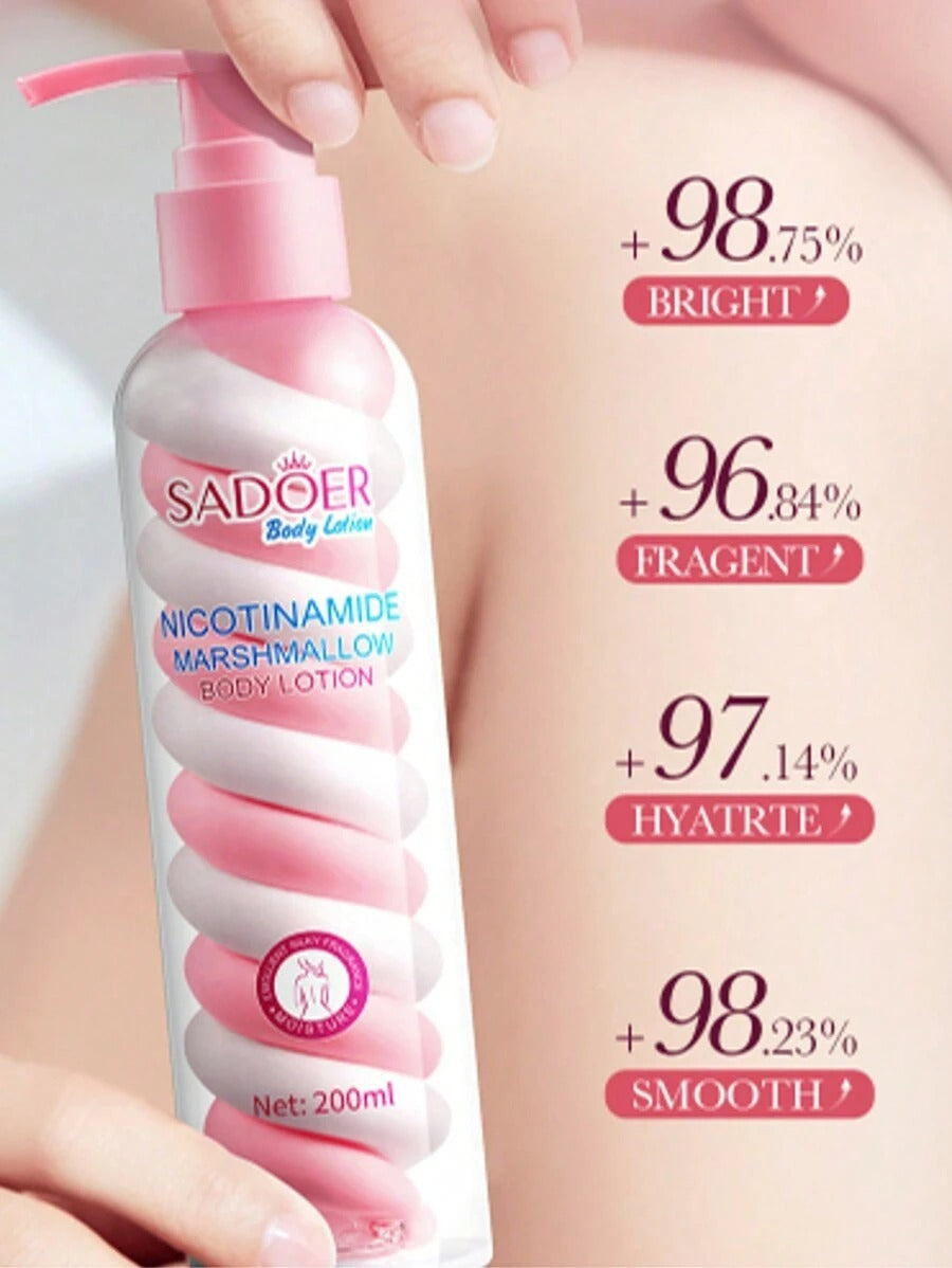 Keimi Skincare Nicotinamide Marshmallow Body Lotion Whitening Brightening Body Cream - DropOnline.co