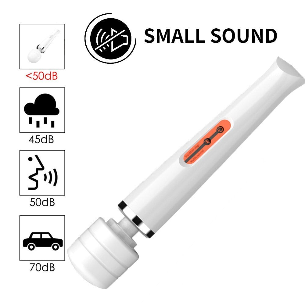 Magic Massager Wand Vibration 10 Speeds Vibrating Massage Full Body Magic Therapy Motor - DropOnline.co