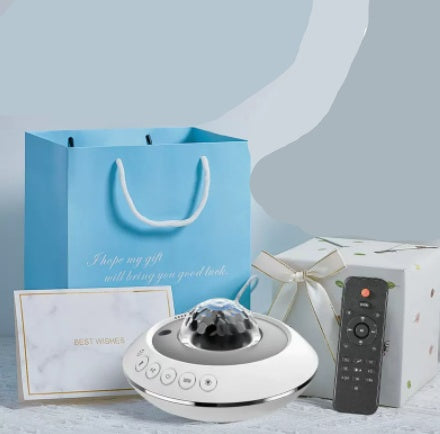 Projector Small Night Light Rotating Water Ripple Flame Ambiance Bedroom Decor - DropOnline.co