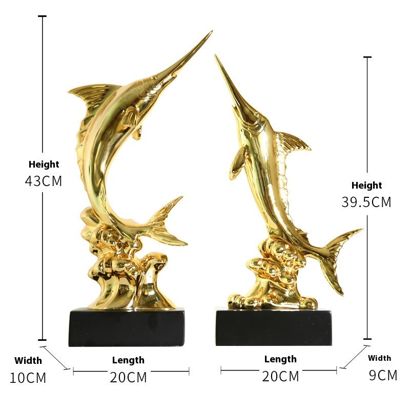 European Swordfish Decoration Creative Decorative Crafts - DropOnline.co