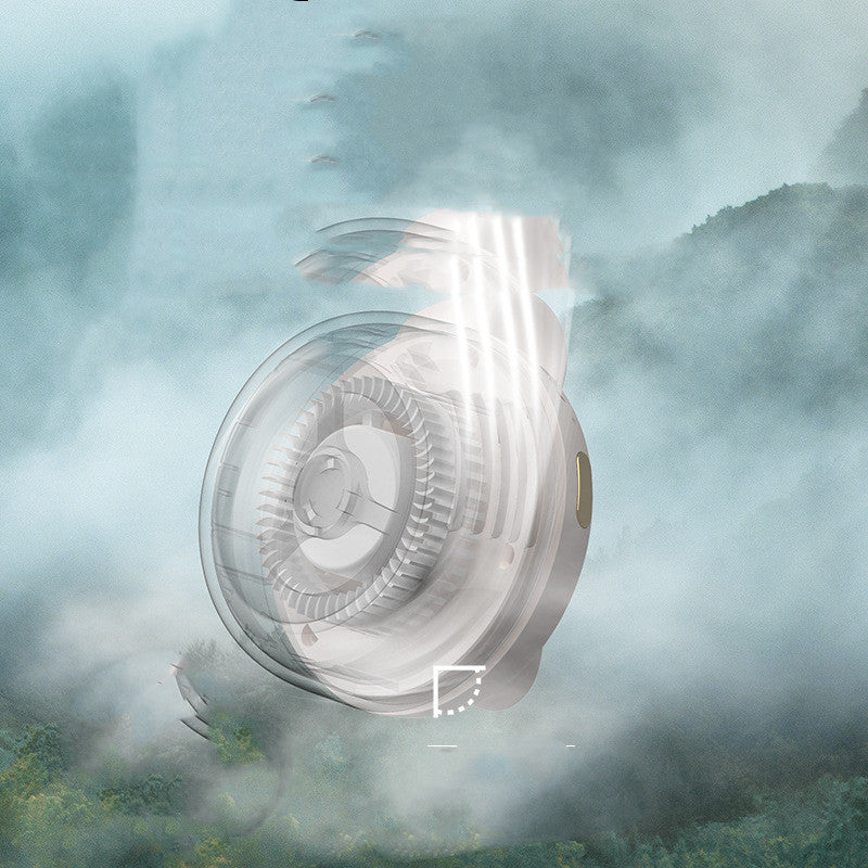 Mini Portable Pocket Fan | Compact Cyclone Clip-On Personal Fan for Travel & Outdoor
