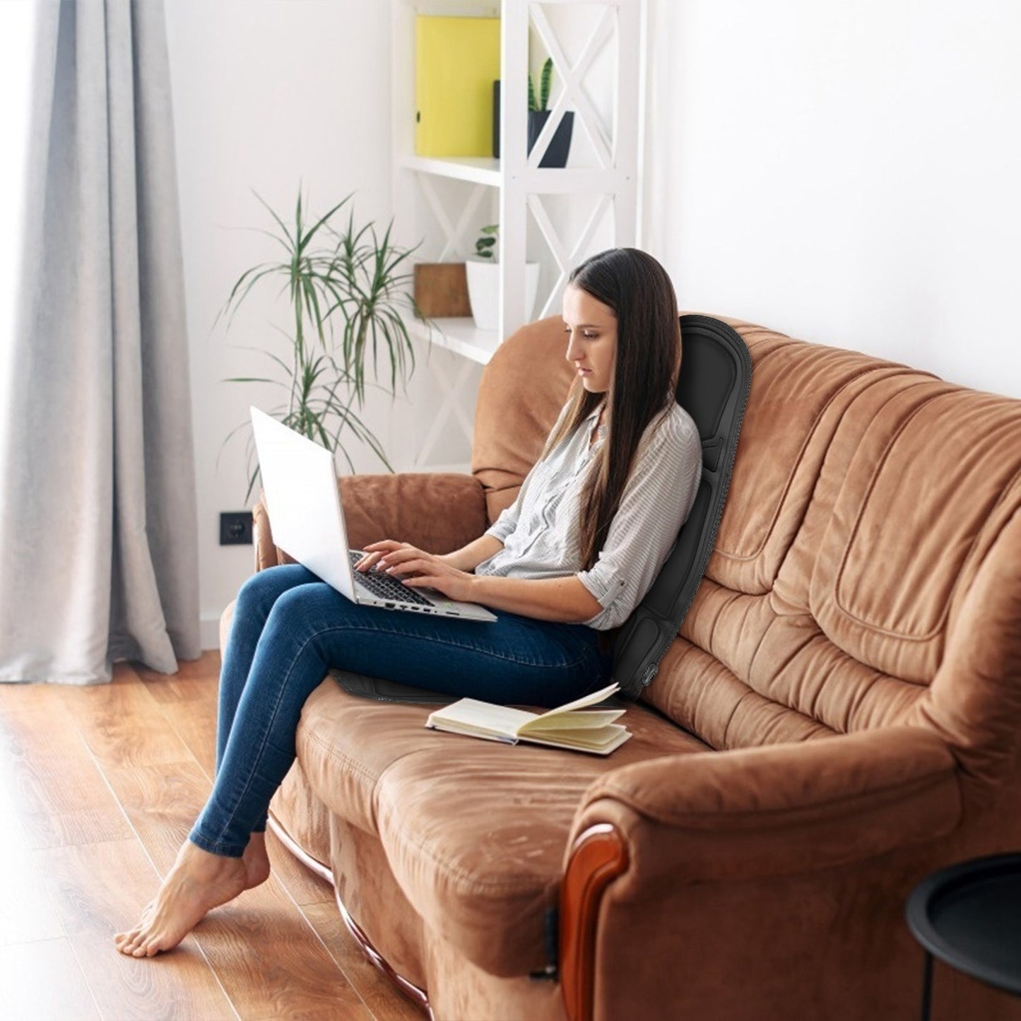 1Pc Back Massager Cushion Electric Massage Car Seat Cushion Chair Pad With Heating Function 8 Vibration Modes 3 Intensity Levels Fedex Shipping - DropOnline.co