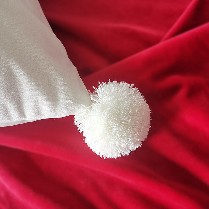 Christmas Tree Deer Cushion Cover Bedroom Pillow - DropOnline.co