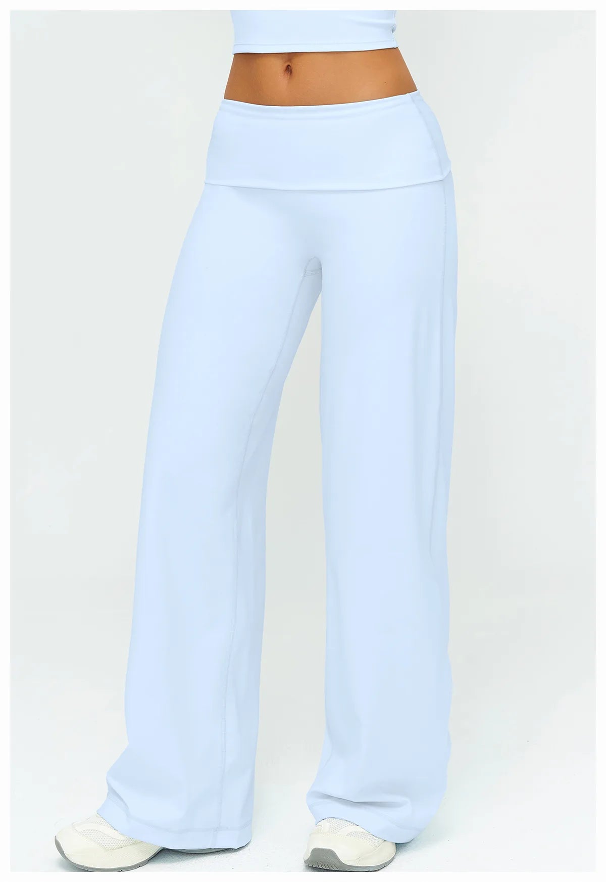 Legging de sport ample à jambe large pour femme — Pantalon de course ajusté