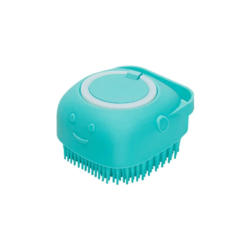 Silicone Bathing Brush with Shampoo Dispenser