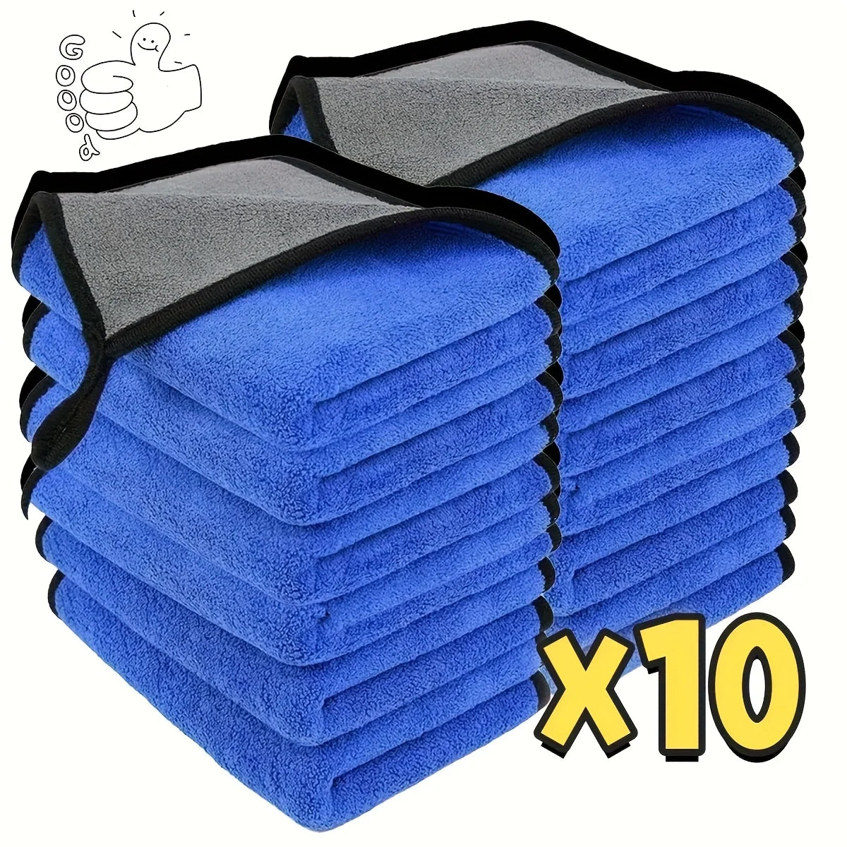 Microfiber Car Cleaning Towels, Gift-Ready Multi-Pack