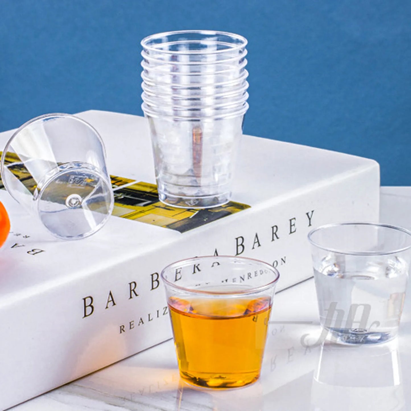 50-300pcs Eco-Friendly Clear Plastic Shot Glasses | Disposable Jelly Cups & Party Tumblers 30ml