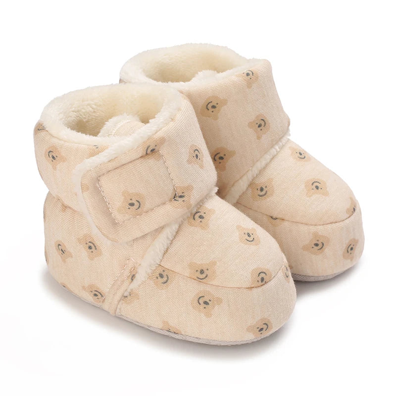 Cute Cartoon Cotton First Walker Shoes