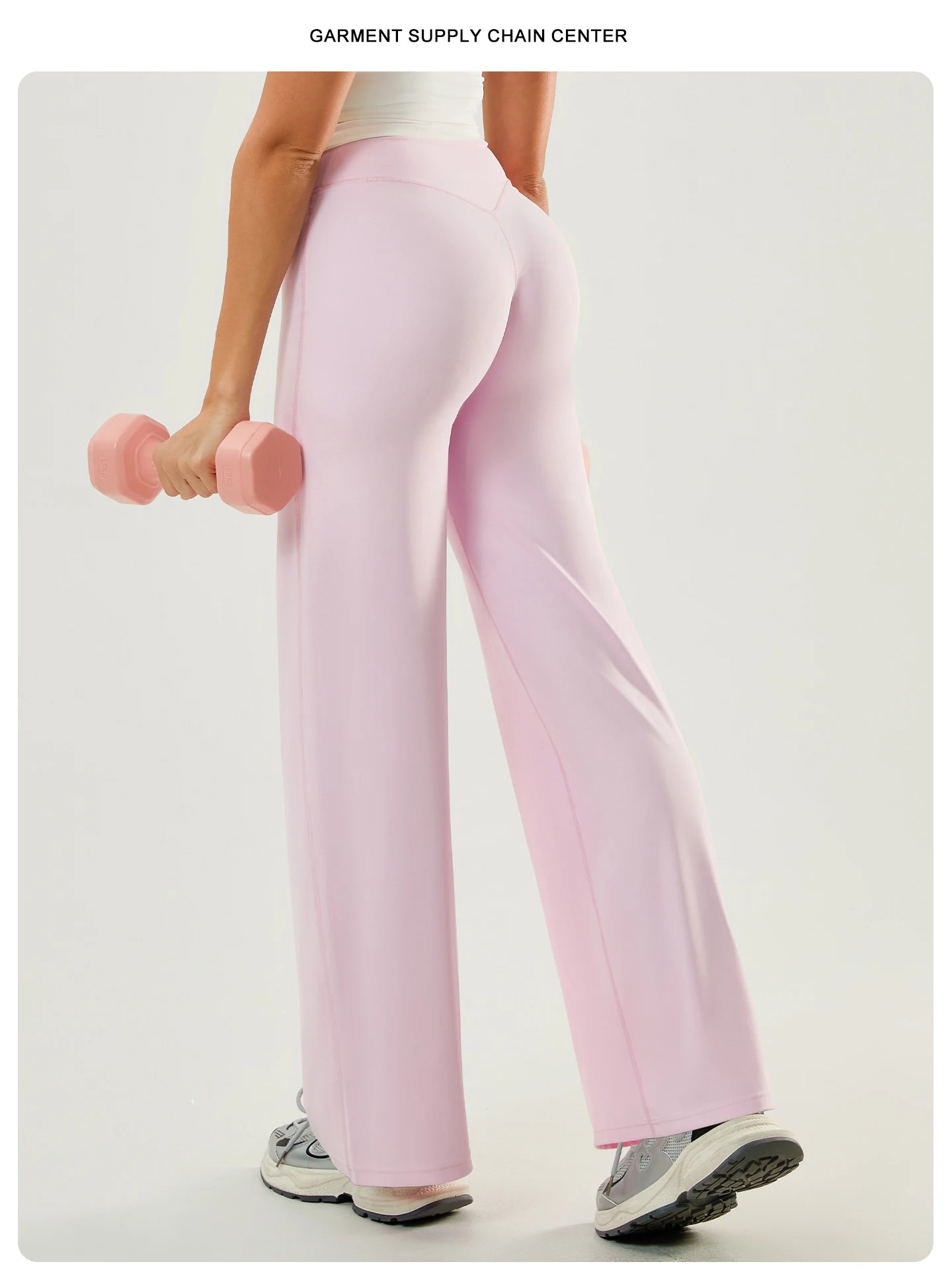 Women's Wide Leg Yoga Pants — High Waist Flare Leggings Tummy Control