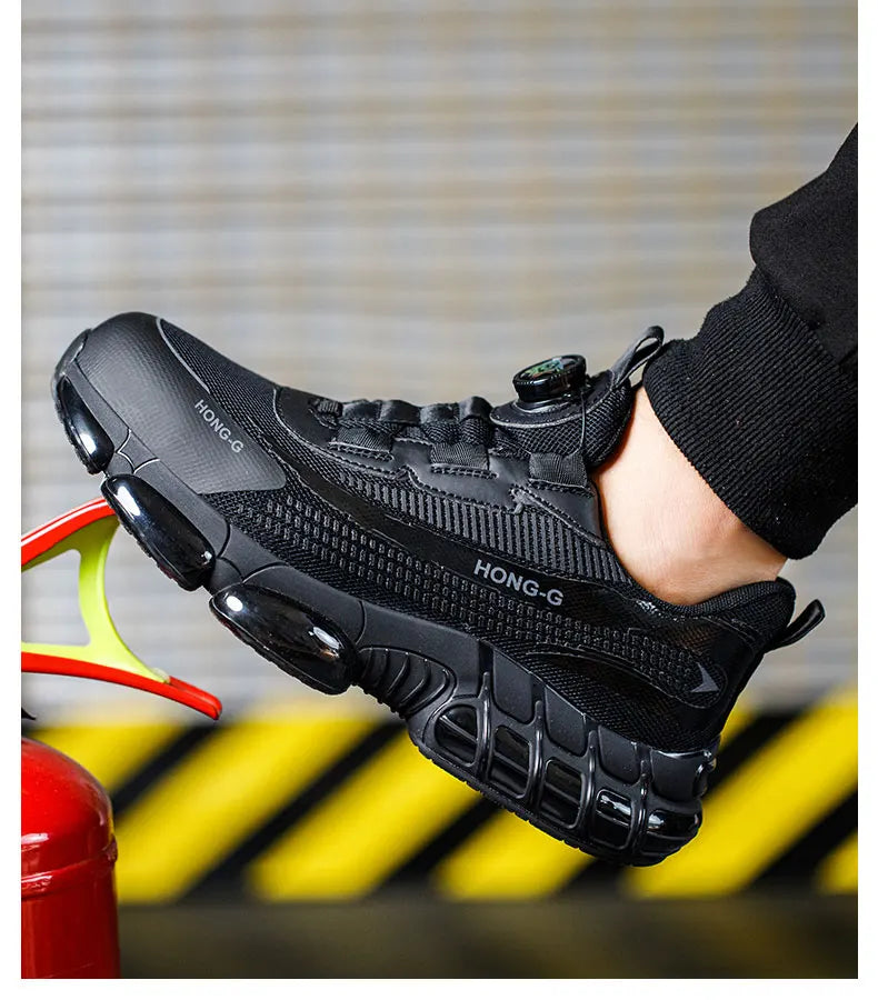 Chaussures de sécurité pour hommes — Embout en acier, anti-perforation et anti-écrasement