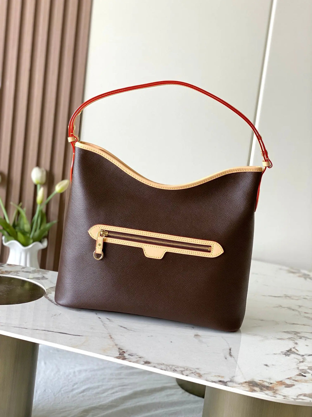 PU Leather Weekend Bag, Spacious Multi-Storage Pockets