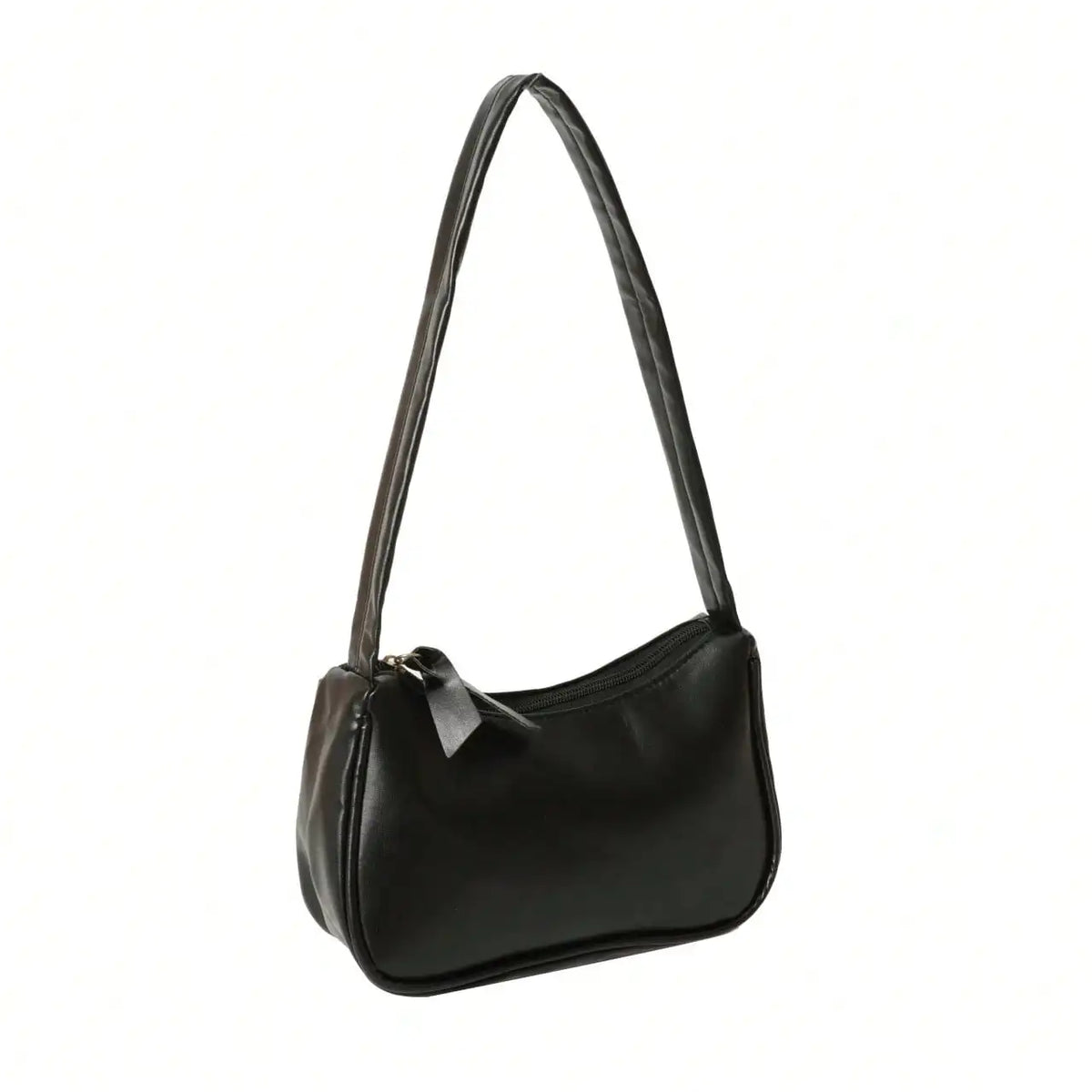 PU Leather Crossbody Purse, Simple Pure Color Design