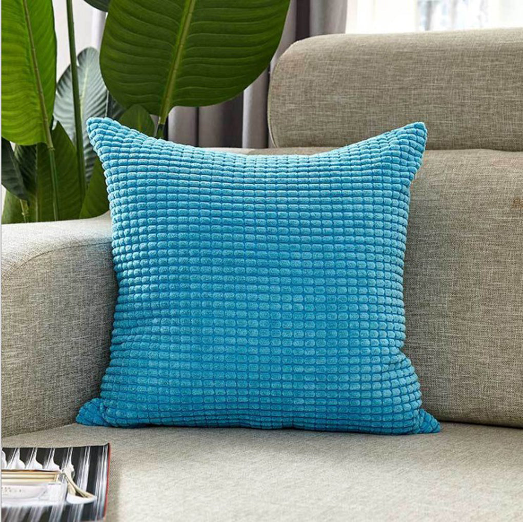 3-Piece Coordinated Pillow Bundle with Inserts – square throw Pillows AND Inserts 3 blues in 2 sizes options – Fancy & Stacy