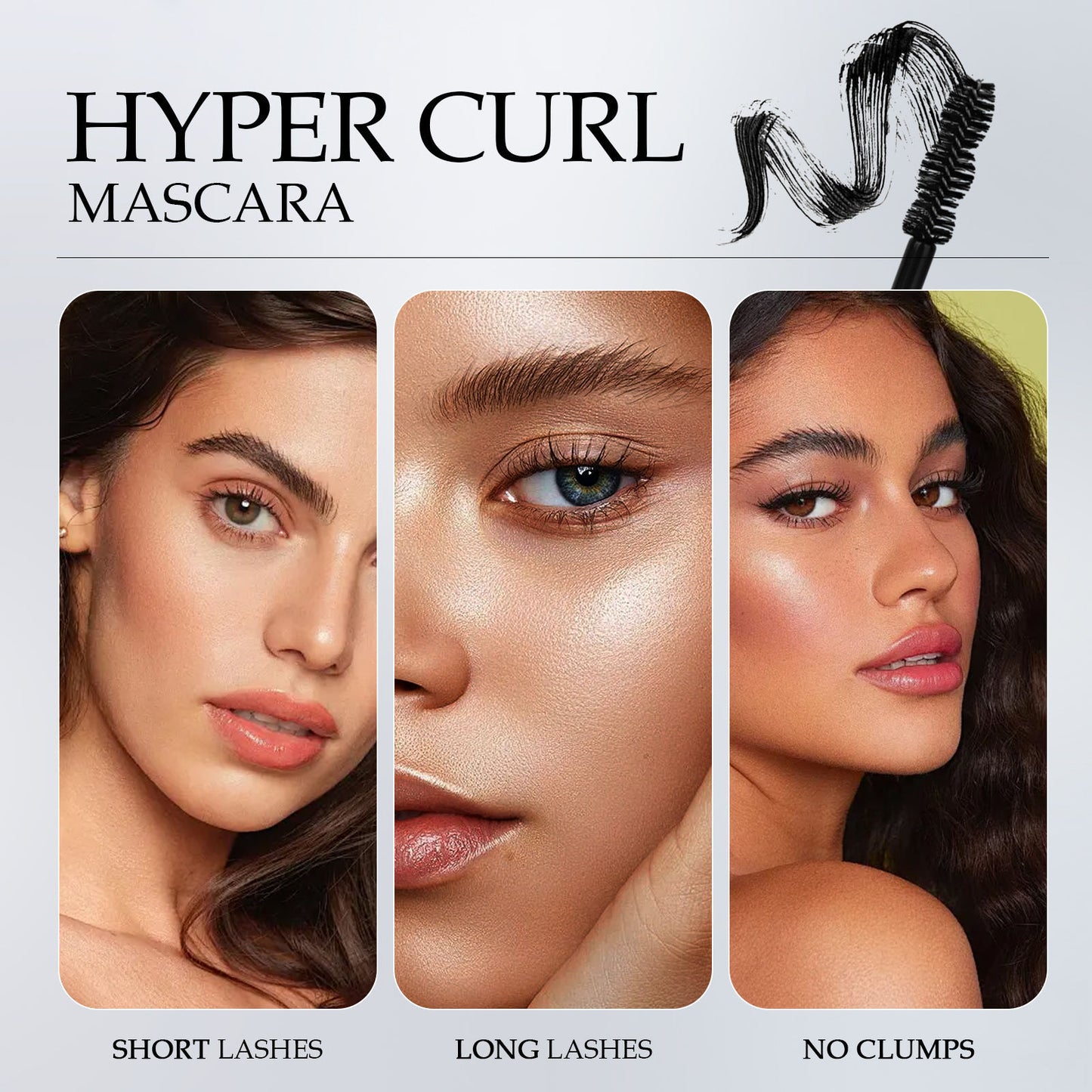 2pcs Las Chicas 12-hour Long-lasting Waterproof 10ml Ultra Volumizing Lengthening Clump-free Oil-proof Black Mascara - DropOnline.co