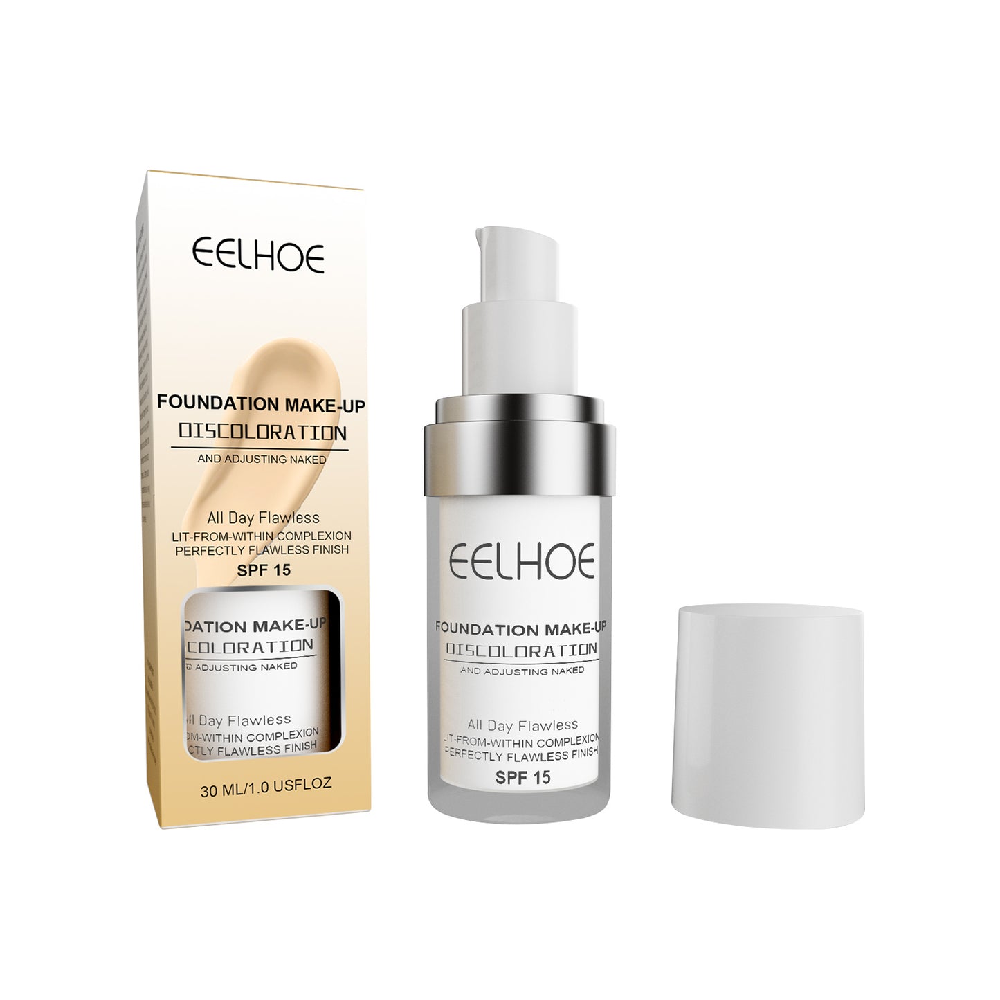 EELHOE Concealer Color Changing Foundation Concealer Long Lasting Hydrating Moisturizing Waterproof Sweatproof No Makeup Removal Brighten Skin Tone - DropOnline.co