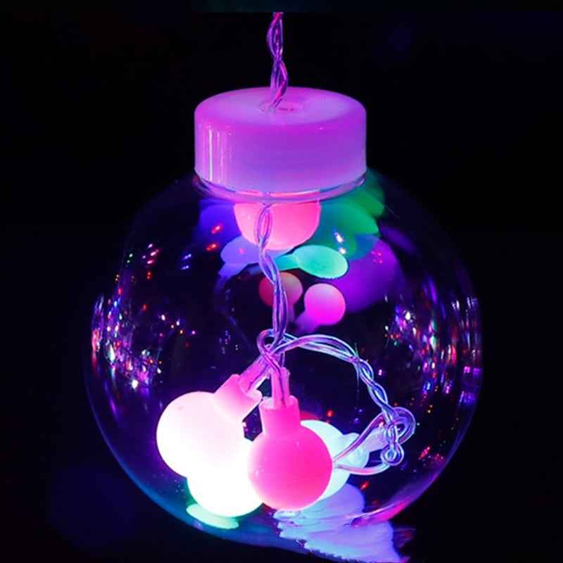 LED Wish Orbs Curtain Lights - Star Moon Starry Sky Lighting Chain for Christmas & Parties - DropOnline.co