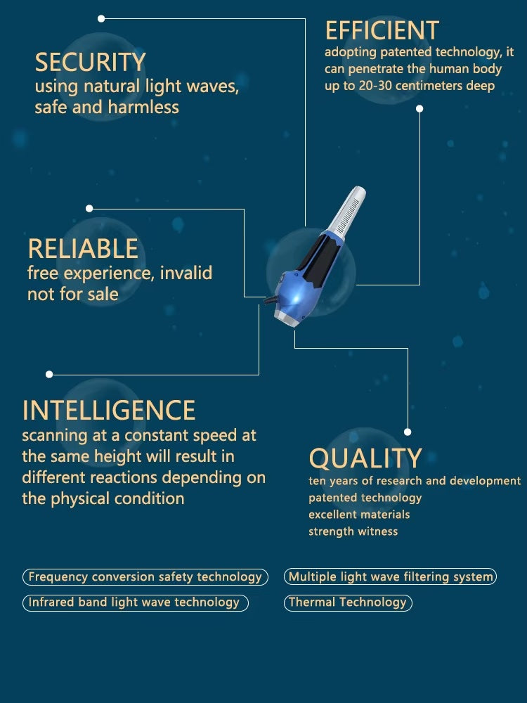 Terahertz Energy Light Wave Cell Thermal Therapy Repair Device Terahertz Health Blower - DropOnline.co