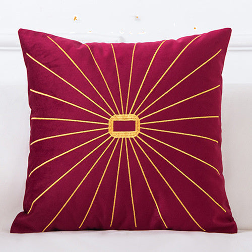 Golden Sofa Pillow Office Car Lumbar Cushion - DropOnline.co