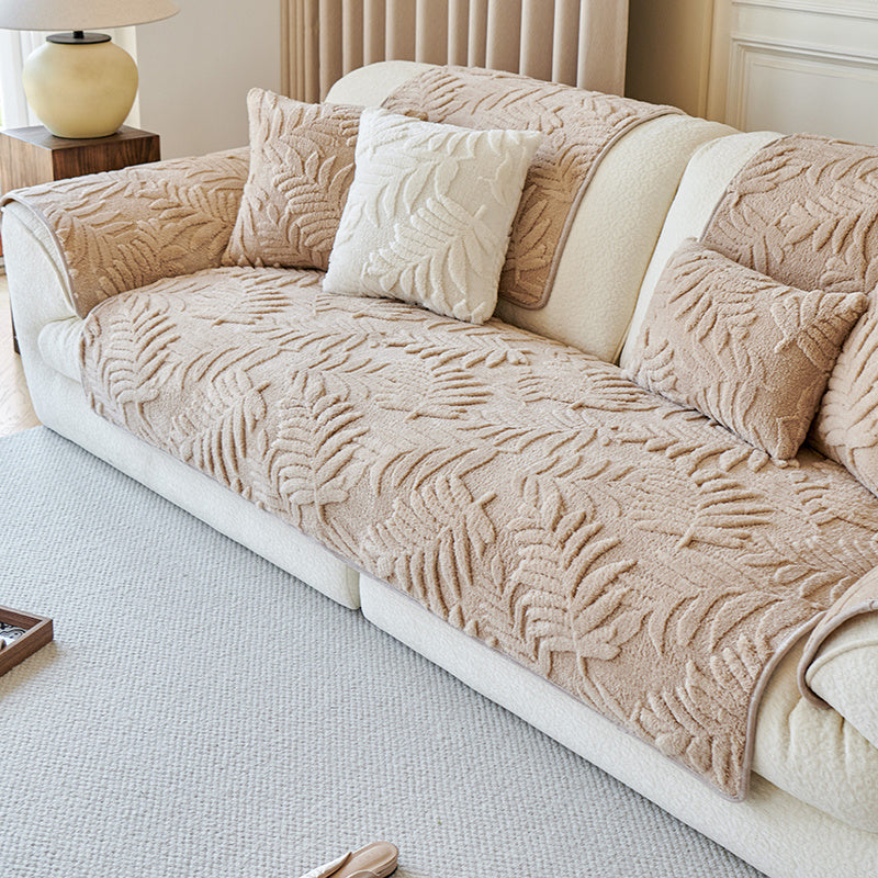 Sofa Cushion Thickened Short Plush Non-slip Cover Cover Cloth - DropOnline.co