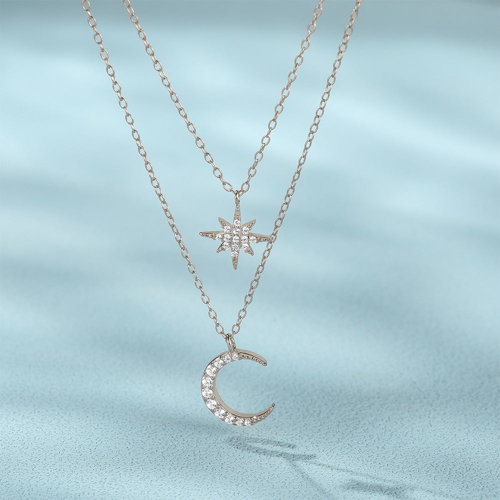 Crescent Vermeil Necklace
