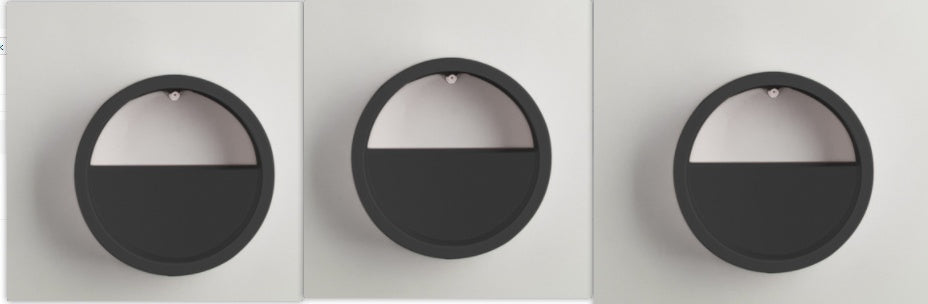 Round Iron Wall Vase Home Living Room Restaurant Hanging Basket Flower Pot Wall Decor Succulent Plant Planters Art Glass Vases - DropOnline.co