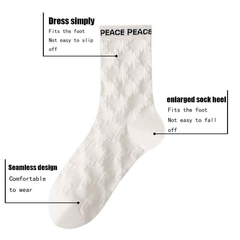 6 Pairs Women's Compression Sports Socks - Athletic Hiking Anti-Blister Crew Socks