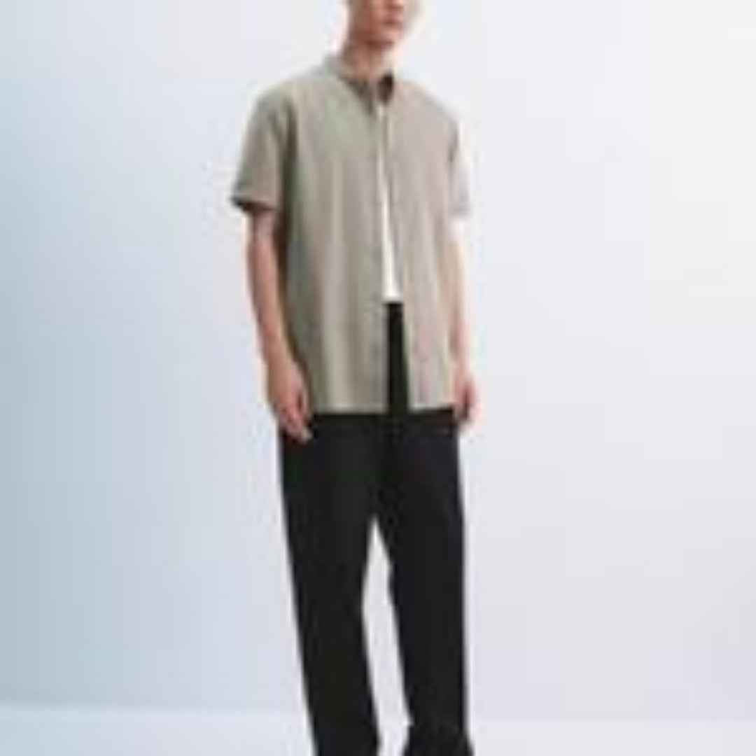 2025 Summer Men's Fashion Casual Tropical Printed Shirt Hawaiian Vacation Style Button Short Sleeve Cardigan