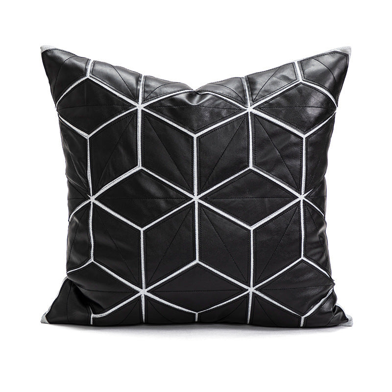 Modern Simple Plush Cushion Sofa Bedroom Bedside Pillow Cover - DropOnline.co