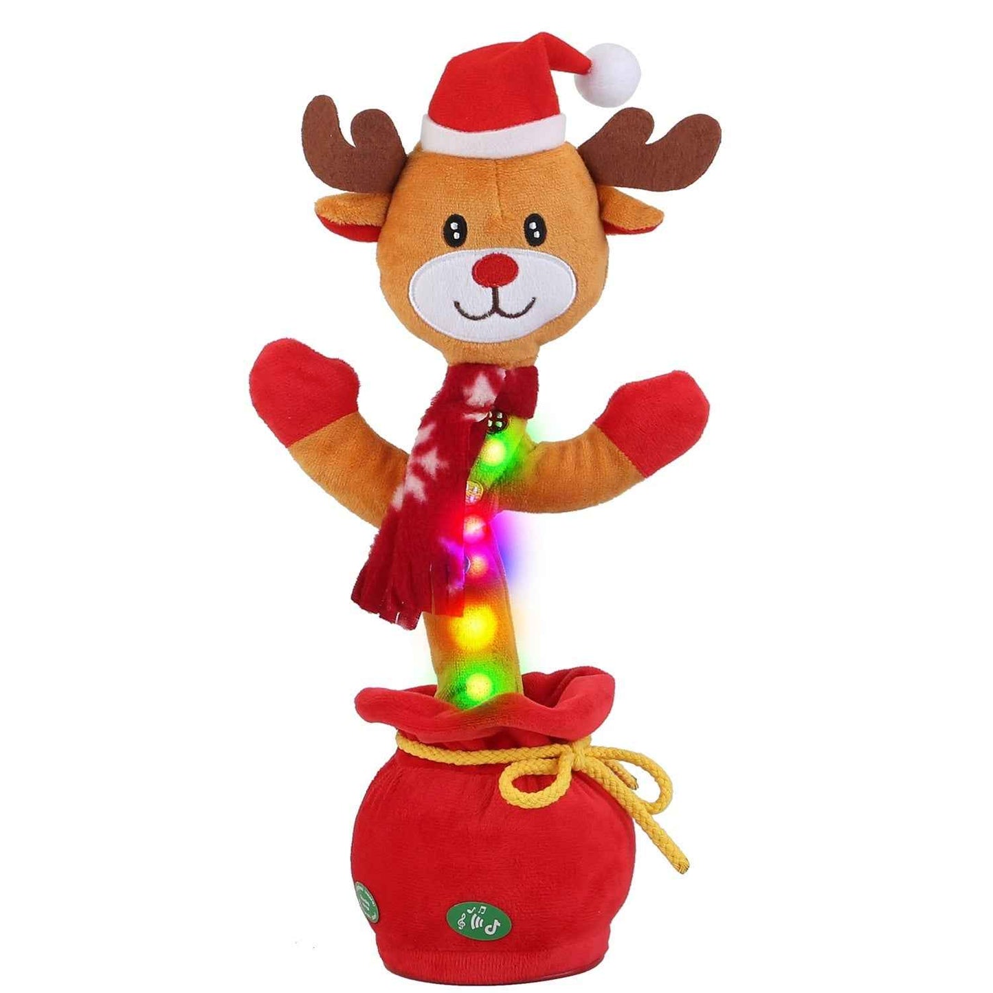 Penguin/Elk Kid Electric Dance Toy - Interactive Sing Song Light Up Plush - DropOnline.co